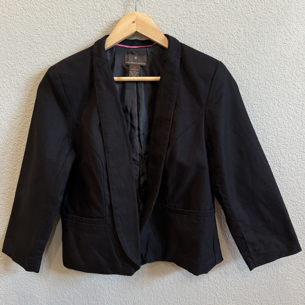 Fenn Wright Manson Cropped Cotton Blazer Lined